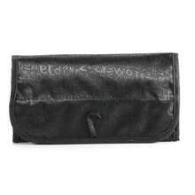 1個4層可摺疊的化妝品袋,具有大容量,可用於旅行衛生用品儲存 - 紅色 - 查看 5