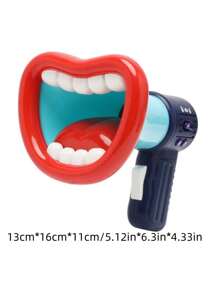 1 件大嘴擴音器變聲器錄音麥克風惡作劇玩具,適合緩解壓力大喊大叫,顏色隨機 - 彩色 - 查看 2