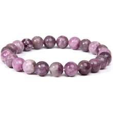 1 stuk 8 mm Prachtig Veel kleurig Steen Helende kristal Stretch Kraal Armbanden Voor mannen en vrouwen Casual Juwelen Feest