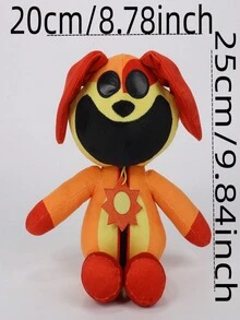 1pc Plush Toy, Adorable Smiling Animal Big Mouth Dog Stuffed Pillow Doll - Multicolor - View 2