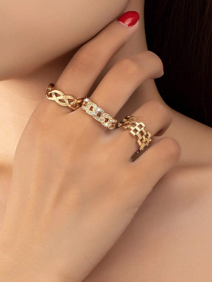 復古寬指環幾何指環婚禮珠寶配飾,情侶禮物、女士禮物、朋友禮物、最好的朋友禮物