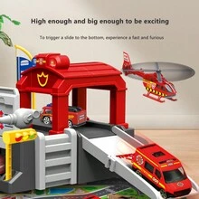 Track Toy Car For Preschool Children, Educational Train Toy, Birthday Present For Kids, Suitable For Supermarket - Green - View 6