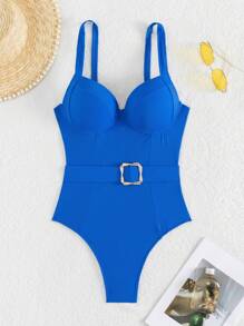 Women Bikini Sets - 藍色 - 查看 1