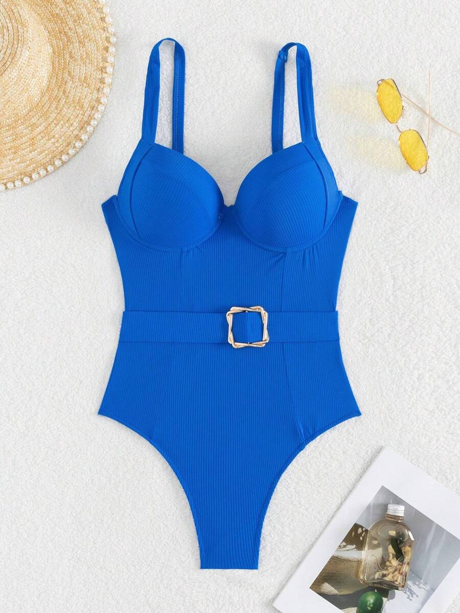 Women Bikini Sets - 藍色 - 查看 1