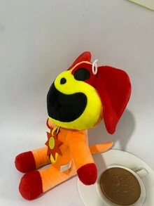 1pc Plush Toy, Adorable Smiling Animal Big Mouth Dog Stuffed Pillow Doll - Multicolor - View 5