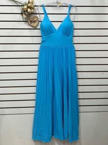 Women Dresses - 藍色 - 查看 1