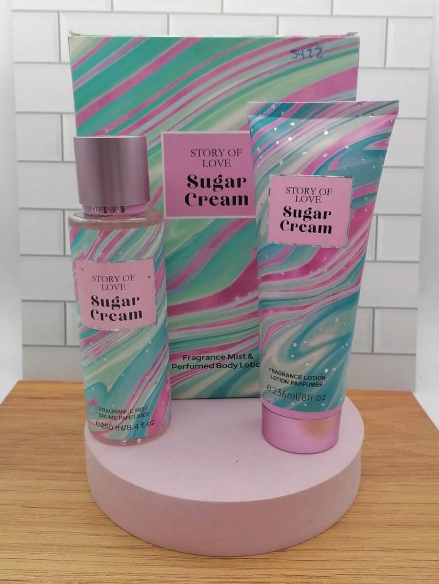 Set De Crema Y Body Locion STORY OF LOVE - SUGAR CREAM - Ver 1