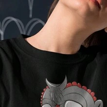 Women T-Shirts - 黑色 - 查看 3