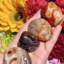 1入素緞水晶手工造型天然石英晶體家居裝飾禮物,靈氣治療,隨機發送含有些許裂縫和小缺口的天然石頭 - 1-2pcs Random - 查看 13