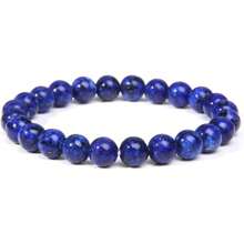1 stuk 8 mm Prachtig Veel kleurig Steen Helende kristal Stretch Kraal Armbanden Voor mannen en vrouwen Casual Juwelen Feest
