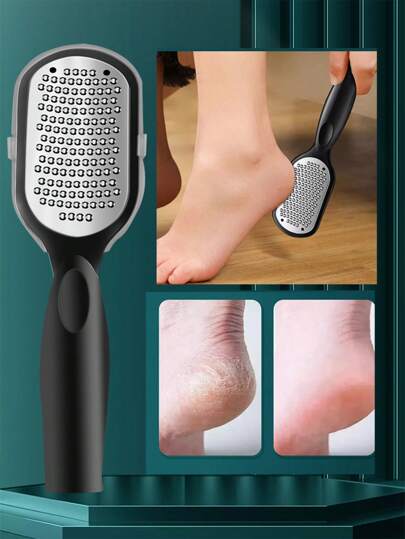 Black Creative Scrub Foot Brush, Practical Anti-Splash Design For Daily Use