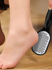 Black Creative Scrub Foot Brush, Practical Anti-Splash Design For Daily Use - Black - View 3