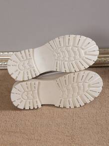 Botas Para La Escuela, La Calle Y La Fiesta Para Chicas Adolescentes - Beis - Ver 6