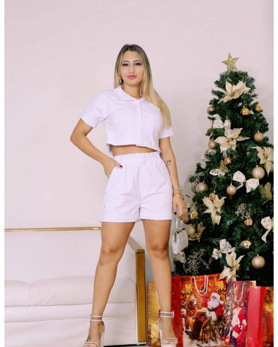 Women Two-Piece Outfits - White - View 1