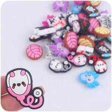 1pc New Design Silicone Beads For Children's Diy Jewelry Craft, Animal Cartoon Shaped - Grey - View 5