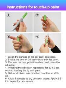 Touch Up Paint Compatible With IPhone (14/14plus Midnight), IPhone Touch Up Paint Pen, Two-In-One Scratch Remover For Minor Scratches, Special-Purpose Repair Paint Pen Universal Color Optional Compatible With IPhone (1 Pack) - Midnight Color - View 7