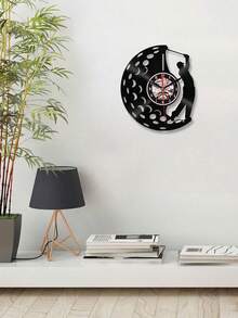 1 件,黑膠唱片掛鐘。七色led燈,遠端燈光控制。高爾夫比賽,打高爾夫球,高爾夫球手,裝飾時鐘。安靜的掛鐘,沒有滴答聲。客廳、臥室、書房家居牆壁裝飾掛鐘。高爾夫主題裝飾時鐘。 - 黑色 - 查看 10