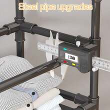 Combinación De Estante Para Zapatos Y Perchero Simple Y Funcional, Gabinete De Almacenamiento Multiusos, Sombrero Y Zapatos, Estante De Almacenamiento De Múltiples Capas Para La Entrada Del Hogar - Negro - Ver 6