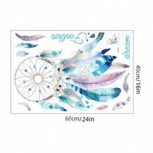 Cartoon Dream Catcher Style Self-Adhesive Wall Sticker For Living Room Decoration, Bedroom Ornament - Multicolor - View 4