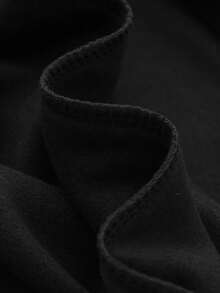 Tween Boys' Basic Derong Long Sleeve Stand Collar T-Shirt - Black - View 8