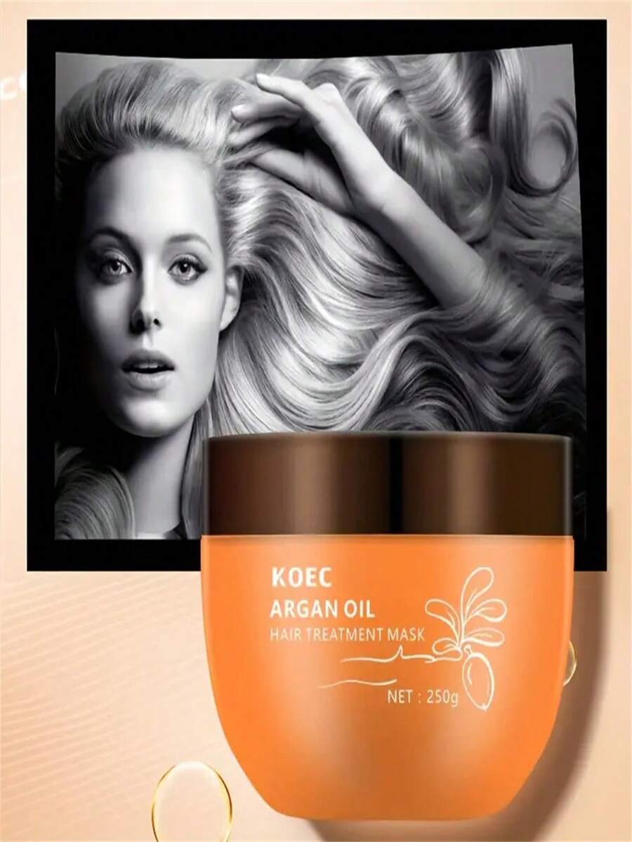 Moroccan Nut Oil Hair Conditioner Repairing Argan Oil Essence Hair Mask - Ginger - View 1