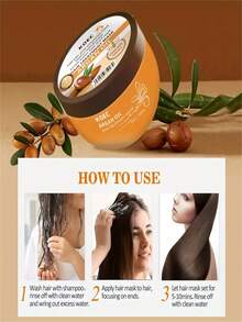Moroccan Nut Oil Hair Conditioner Repairing Argan Oil Essence Hair Mask - Ginger - View 4