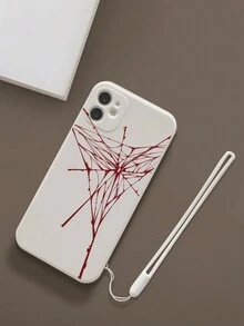 1 件直边穿孔彩绘防摔手机壳，配有手工编织肩带，适用于 XR/7/8、15 Pro Max、13、14、11 柔软 TPU 防摔彩绘手机壳，适用于 Galaxy S22、Galaxy A13 4G、Galaxy A52、A52s 5G、Redmi Note 11、11 Lite - 彩色 - 查看 4