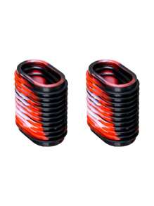 2pcs/Set Anti-Skid Fishing Reel Handle Grip Decorative Cover - Red - View 1