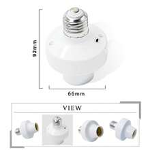 2 Piezas Socket Inteligente Adaptador De Foco Led Inteligente Wifi E27/e26 - 2PCS - Ver 3