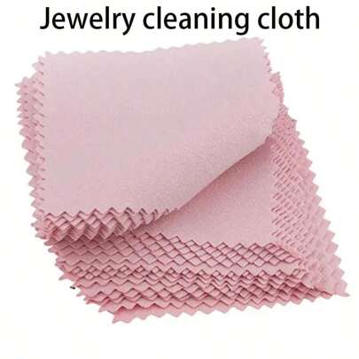 25pcs Jewelry Polishing Cloth For Silver Cleaning And Maintenance,Kitchen,Bathroom,Home,Household Supplies