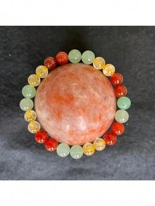 Men's Beaded Bracelet - C - View 6