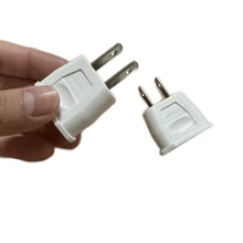 欧标转美标插头转换器，3个装，欧标转美标插头转换器，欧盟转美标插头转换器，欧标转美标转换器，欧标转美标插头转换器，欧标转美标插头转换器，美标转换器 - 白色 - 查看 2