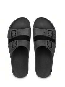 Women Flat Sandals - màu đen - Xem 5
