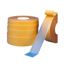 Bulk Buki Double Sided Tape, Strong High Viscosity & Traceless Fixing Rug With Transparent Grid & Thick & Traceless Depiction - Width 1cm*Length 10m - View 2