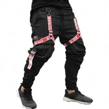 Men Pants - 黑色 - 查看 2