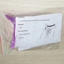 1入女用緊急便攜式排尿器,戶外徒步旅行站立小便漏斗,手術後尿壺 - 紫色 - 查看 6