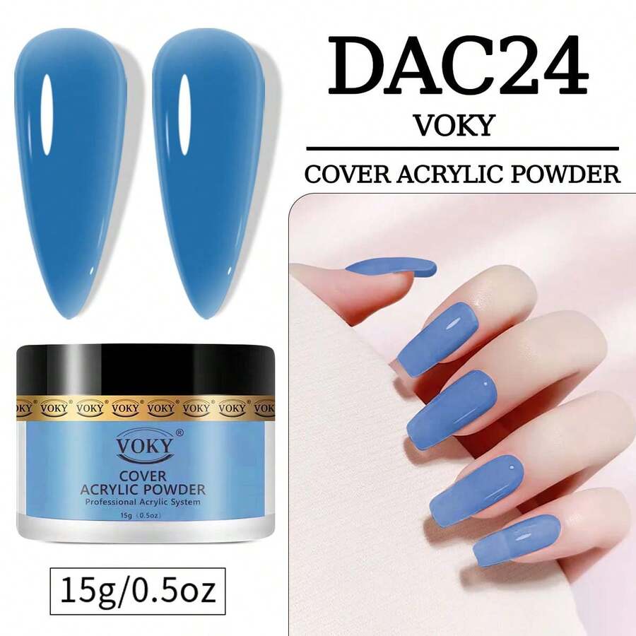 Voky 1 件 15 克耐用閃亮水晶粉美甲延伸 3d 美甲diy/家庭/專業用於美甲沙龍
