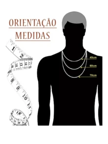 Men'S Necklace Sets - 銀色 - 查看 8