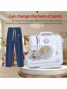 Sewing Machines - Blue and White - View 7