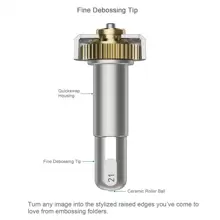 Feiner Prägestift Mit Quickswap Gehäuse Für Maker 3/maker Schneidemaschine Präge-werkzeug Präge Spitze 21 Prägewerkzeug Für Hersteller Prägedesigns Auf Dickem Folie, Karton Und Mehr