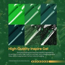 BISMACK Neon Gel Nail Polish Set - Summer 6 Colors Gel Polish Hot Pink Orange Bright Nail Polish Gel Neon Yellow Green Purple LED Gel Nail Kit Popular Nail Art DIY Manicure Gifts For Women DIY Salon - Green - View 2