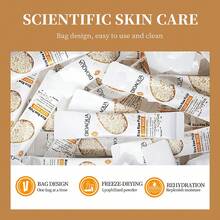Mascarilla Facial De Pulpa Cruda De Arroz De 20 Piezas, Crema Hidratante, Reduce Los Poros Y Reafirma La Piel, Nutritiva E Hidratante Con Extracto De Arroz, Para Todo Tipo De Piel - Blanco - Ver 2