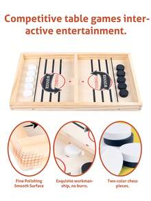 1Set Fast Slingshot Puck Game, Fast Tabletop Combat,  Board Game,  Interaction Chess Toy Board Table Game Suitable For Office Desk Or Home(Some Parts Are Sent Random) - Multicolor - View 4