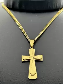 Men'S Pendant Necklaces - 金色 - 查看 1