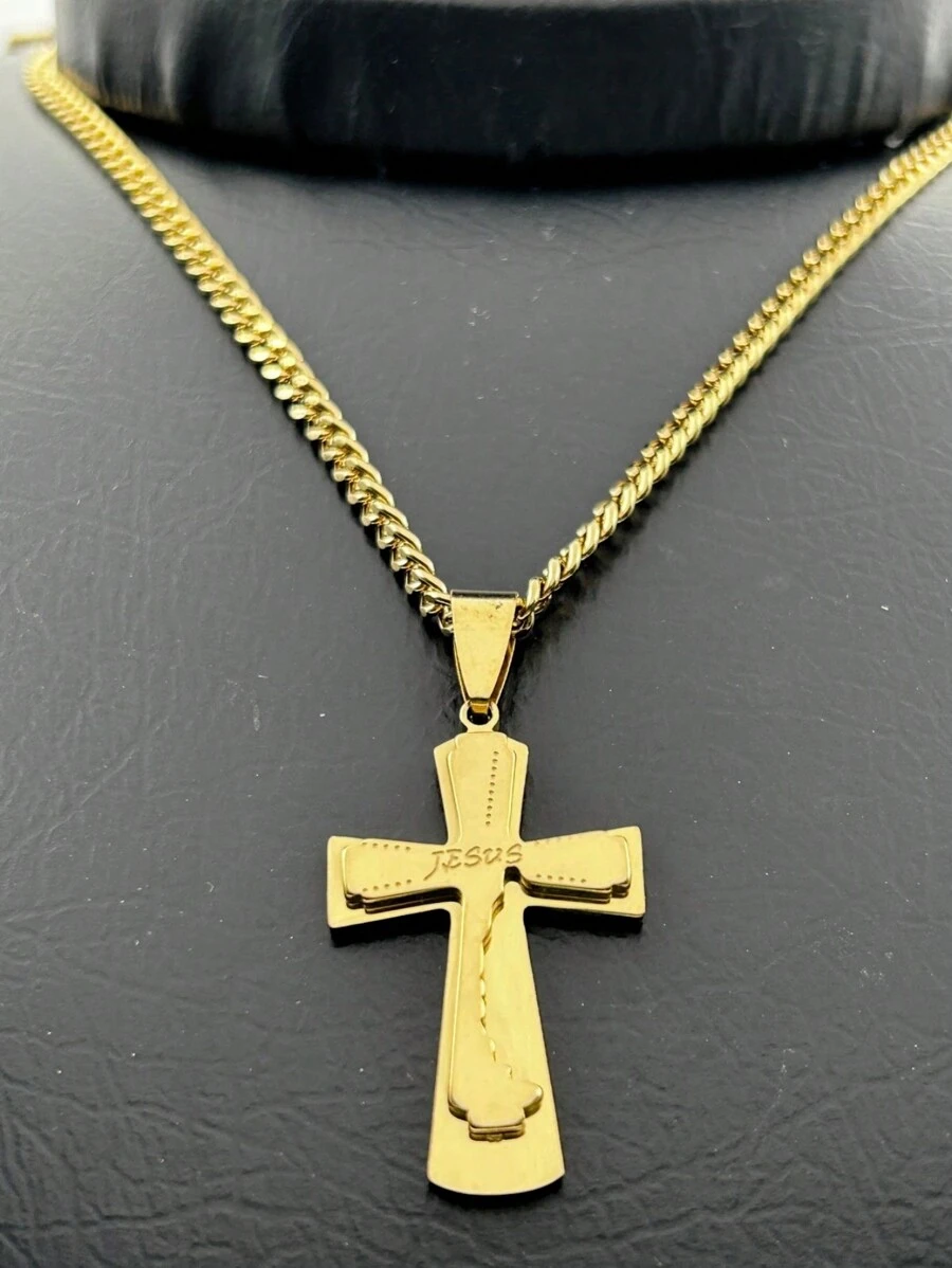 Men'S Pendant Necklaces - 金色 - 查看 1