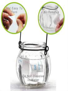 250pcs/2roll Removable Freezer Labels, 1 X 3 Inch Food Storage Stickers, Refrigerator Freezer Paper Label Easy Clean Leaves No Residue, 2 Color Food Labels Roll - Multicolor - View 5