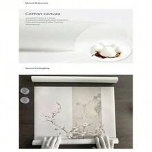 3 件復古印刷帆布海報 - 花卉幽靈肖像、浴室幽靈和浴缸幽靈 - 適合客廳、臥室、沙發、廚房、餐廳牆壁裝飾 - 秋季的完美禮物 - 無框,安全包裝在 Pvc 中管子 - 彩色 - 查看 8