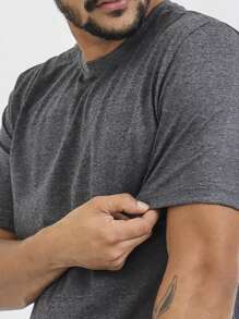 Men T-Shirts - Dark Grey - View 3