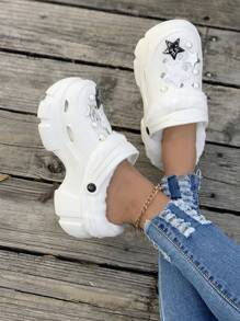 Zuecos Para Mujer - Blanco - Ver 3