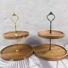 1個蛋糕展示架,適用於家居、食品服務、節日派對、婚禮 - 黃色 - 查看 7